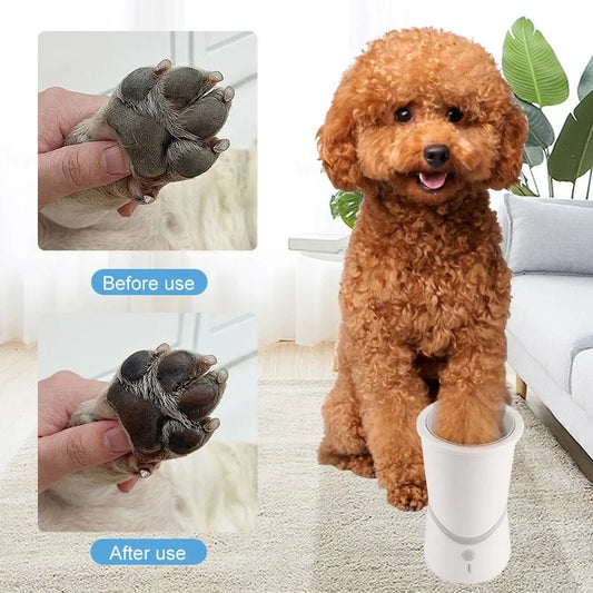 Quick Low Noise Pet Paw Cleaner Electric Automatic Pet Feet Washer Portable Cleaning Cup for Dogs Cats Small Large Pets
