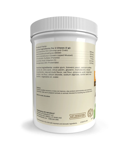 Hip and Joint Care for Dogs and Cats, Duck Flavor, 160 Chews