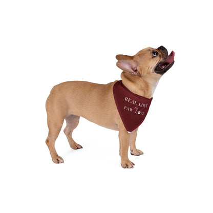 Real Love Is Paw Love – Valentine’s Pet Bandana
