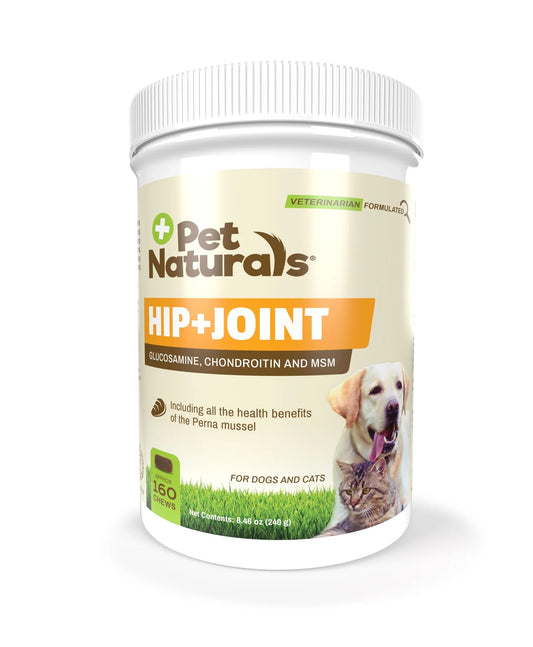 Hip and Joint Care for Dogs and Cats, Duck Flavor, 160 Chews